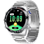 SmartWatch CT11 Plateado Hombre / IP67 Amoled BT5.3 Reloj Inteligente