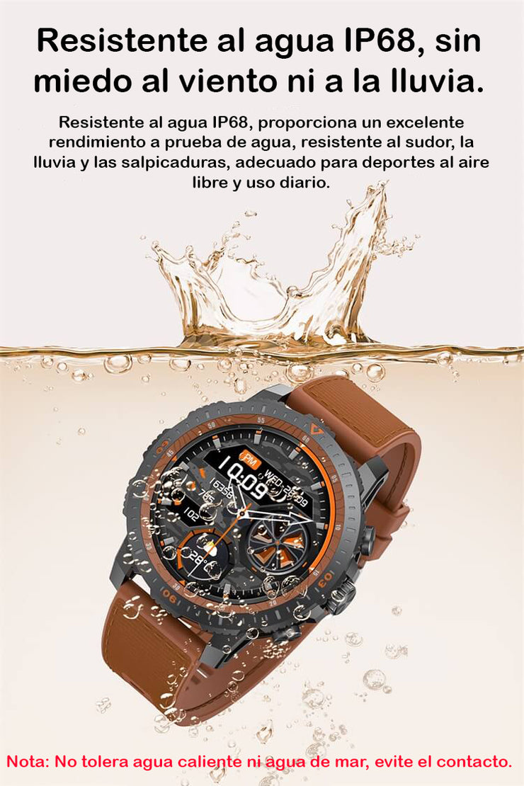 SmartWatch VD37 Pro Azul Hombre / IP68 Amoled Reloj Inteligente