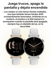 SmartWatch VL41 Pro Rose Gold Mujer / IP68 Amoled BT5.3 Reloj Inteligente