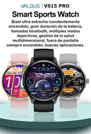 SmartWatch VS15 Pro Rosado Mujer / IP68 Amoled BT5.3 Reloj Inteligente