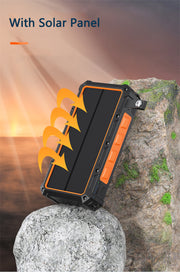 Bateria Externa con Panel Solar Power Bank 20.000 mAh