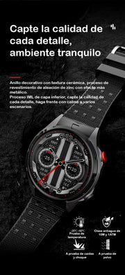 SmartWatch VS47 Pro Negro Hombre / IP67 Amoled BT5.2 Reloj Inteligente